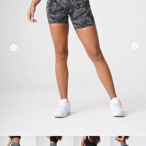 NVGTN Gray Camo Seamless Shorts